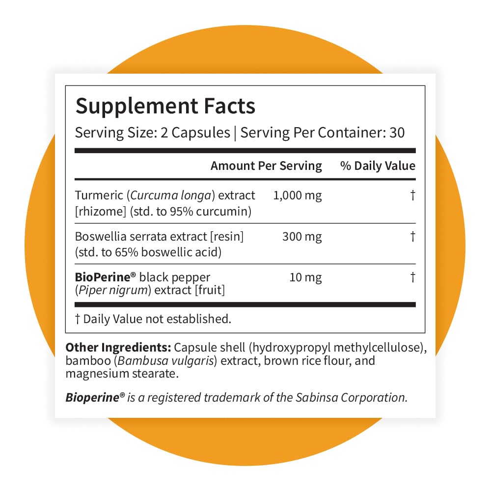 Pattern Wellness Turmeric Curcumin Supplement – 60 Capsules | 95% Curcuminoids with BioPerine® Black Pepper – Supports Joint, Cognitive & Immune Health – Non-GMO, Gluten Free - PrimeBioHealth - canada supplements