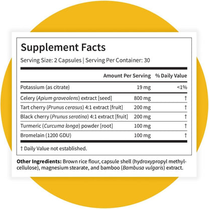 Pattern Wellness Uric Acid Support Supplement – Supports Uric Acid Balance & Joint Wellness – Herbal Formula – 3rd Party Lab Tested – 60 Veggie Capsules - PrimeBioHealth - canada supplements