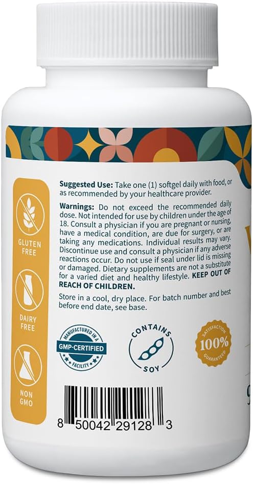 Pattern Wellness Vitamin E 400 IU – Supports Antioxidant, Immune & Cellular Health – 90 Softgels, 3rd Party Lab Tested - PrimeBioHealth - canada supplements
