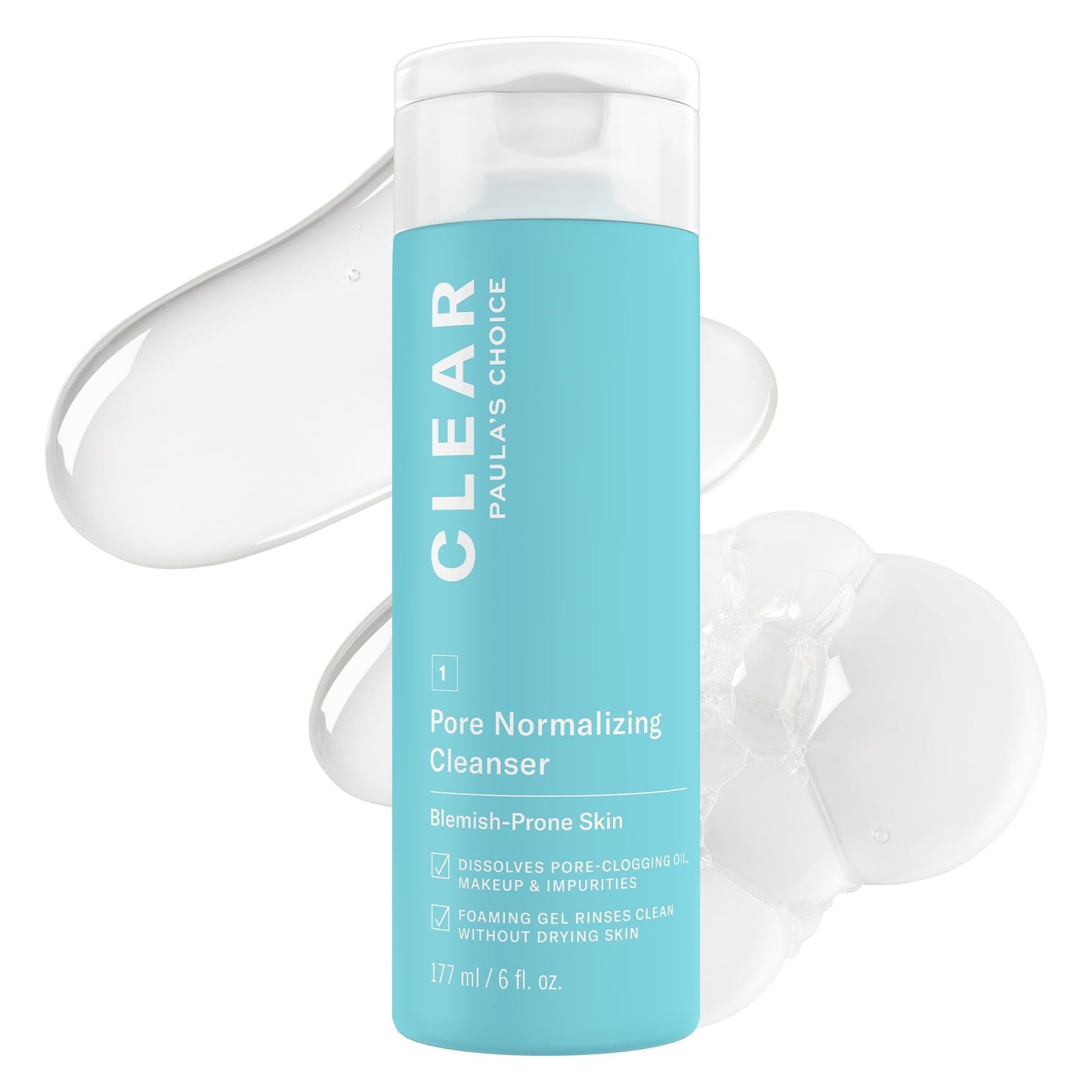 Paula's Choice CLEAR Pore Normalizing Facial Cleanser, Acne Daily Face Wash, Salicylic Acid Face Cleanser for Clogged & Enlarged Pores - PrimeBioHealth - canada supplements