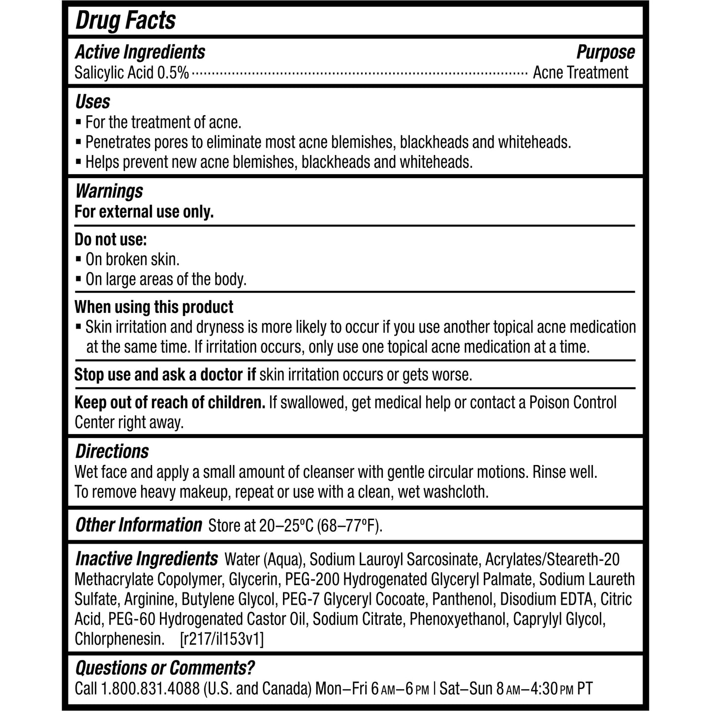 Paula's Choice CLEAR Pore Normalizing Facial Cleanser, Acne Daily Face Wash, Salicylic Acid Face Cleanser for Clogged & Enlarged Pores - PrimeBioHealth - canada supplements