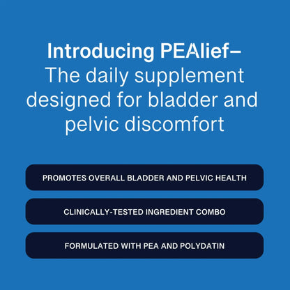 PEAlief Pea + Polydatin – New Bladder & Urinary Comfort Support with Clinically Tested Ingredient Combination — One Pill Per Day, 60 Day Supply - PrimeBioHealth - canada supplements