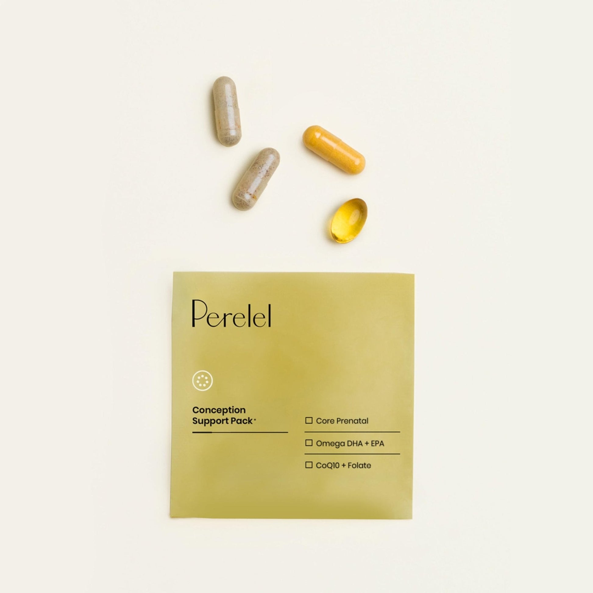 Perelel Conception Support Pack, Prenatal Multivitamin with DHA Omega 3, COQ10 & Folate, Supports Fertility Wellness for Women - PrimeBioHealth - canada supplements