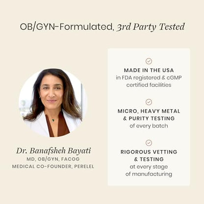 Perelel Conception Support Pack, Prenatal Multivitamin with DHA Omega 3, COQ10 & Folate, Supports Fertility Wellness for Women - PrimeBioHealth - canada supplements