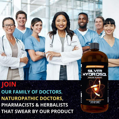 Pharmacist Recommended 16 oz Advanced Bionetix Colloidal Silver Hydrosol, All Natural & Promotes A Healthy Immune System. Colloidal Silver That Actually Works! - PrimeBioHealth - canada supplements