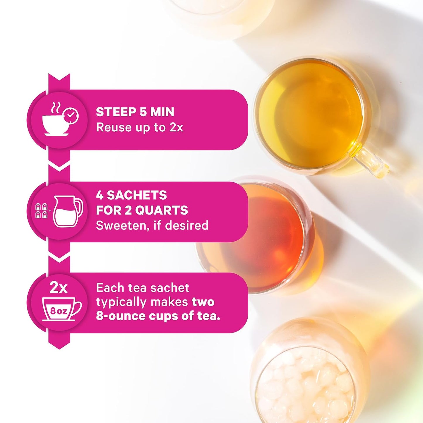 Pink Stork Organic PMS Tea for Hormone Balance, Mood Swings, Bloating, and Period Regularity - 8 Herbs - Vitex, Red Raspberry Leaf, Chamomile - Caffeine-Free - 15 Sachets, Hot or Iced - PrimeBioHealth - canada supplements