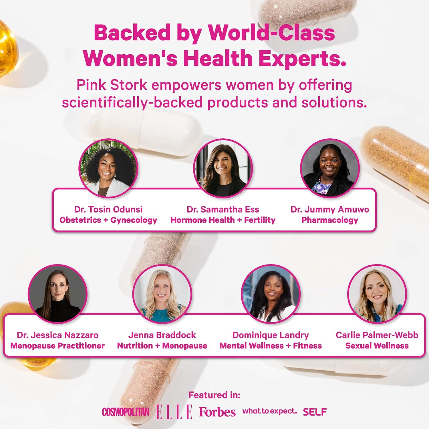 Pink Stork Organic PMS Tea for Hormone Balance, Mood Swings, Bloating, and Period Regularity - 8 Herbs - Vitex, Red Raspberry Leaf, Chamomile - Caffeine-Free - 15 Sachets, Hot or Iced - PrimeBioHealth - canada supplements