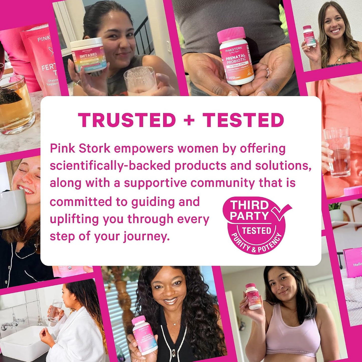Pink Stork Total Glow Gummies for Women – Hair, Skin & Nails Vitamin with Biotin, Vitamin A, B6, B12, Folate, Zinc & More – Support for Radiant Skin, Strong Nails, and Healthy Hair – 60 Berry Gummies | Hair, Skin & Nails Vitamin with Biotin, Vitamin A, B6 - PrimeBioHealth - canada supplements