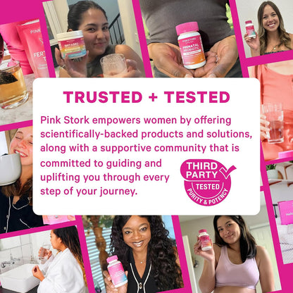 Pink Stork Total Glow Gummies for Women – Hair, Skin & Nails Vitamin with Biotin, Vitamin A, B6, B12, Folate, Zinc & More – Support for Radiant Skin, Strong Nails, and Healthy Hair – 60 Berry Gummies | Hair, Skin & Nails Vitamin with Biotin, Vitamin A, B6 - PrimeBioHealth - canada supplements