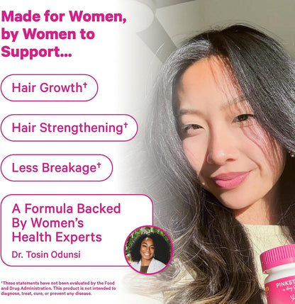 Pink Stork Total Glow Gummies for Women – Hair, Skin & Nails Vitamin with Biotin, Vitamin A, B6, B12, Folate, Zinc & More – Support for Radiant Skin, Strong Nails, and Healthy Hair – 60 Berry Gummies | Hair, Skin & Nails Vitamin with Biotin, Vitamin A, B6 - PrimeBioHealth - canada supplements