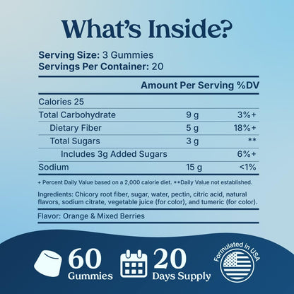 Poop Like a Champion Fiber Gummies – 5g Fiber per Serving, Non-GMO, Vegan, Digestive Support, 60 Pieces per Bottle - PrimeBioHealth - canada supplements