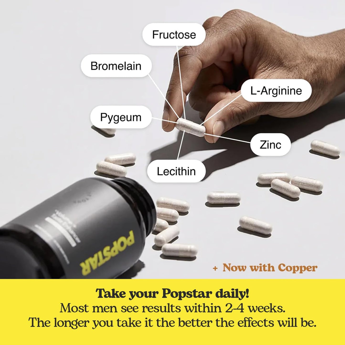 POPSTAR Labs Semen Volume Booster - Men's Semen Health & Fertility Supplement - Doctor Formulated to Increase Load Volume - Made in USA - Non-GMO, Organic - PrimeBioHealth - canada supplements