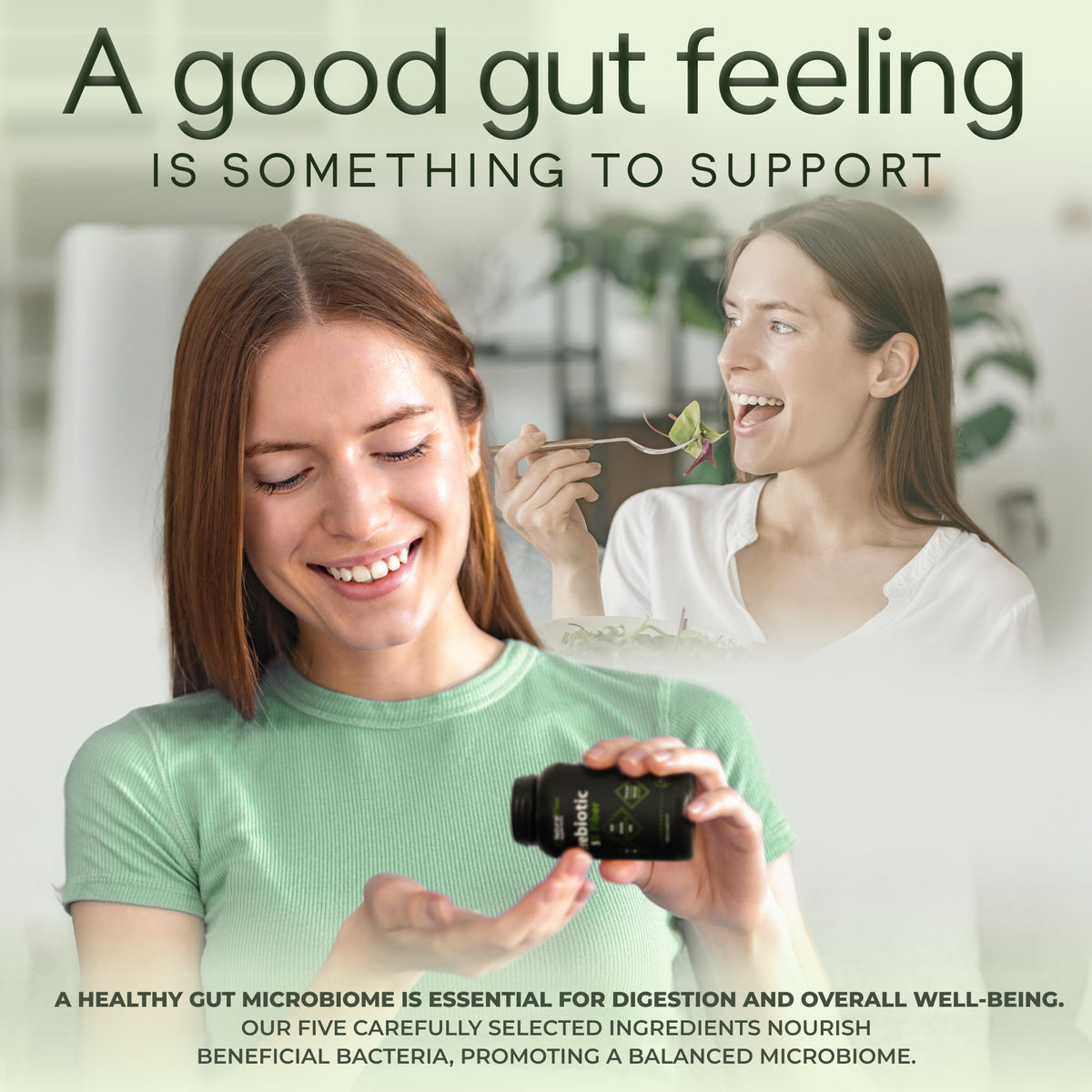 Prebiotic Fiber Supplement 5-in-1 Capsules - Natural Flow 5X Fiber XOS, GOS, FOS, Acacia and Agave Inulin, Daily Soluble Fiber Formula for Gut Support - PrimeBioHealth - canada supplements