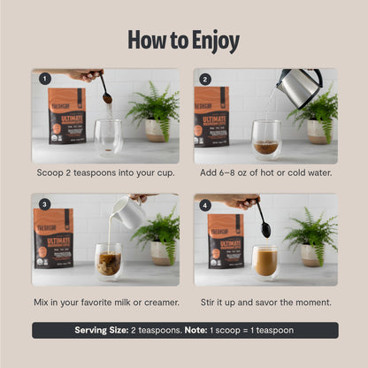 Premium Organic Mushroom Coffee – 12:1 Fruiting Body Extract – 29% Beta-Glucans – Smooth Tasting, 3rd-Party Tested for Clean Energy, No Jitters, Focus, Immune Support (15 Servings) - PrimeBioHealth - canada supplements