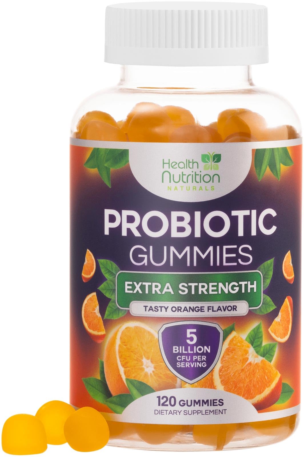 Probiotic Gummies - Advanced Multi-Strain Probiotic Formula - Gut & Digestive Health Support Gummy - Bacillus Coagulans 5 Billion CFU Per Serving, Daily Acidophilus Probiotics Supplement - 120 Gummies - PrimeBioHealth - canada supplements