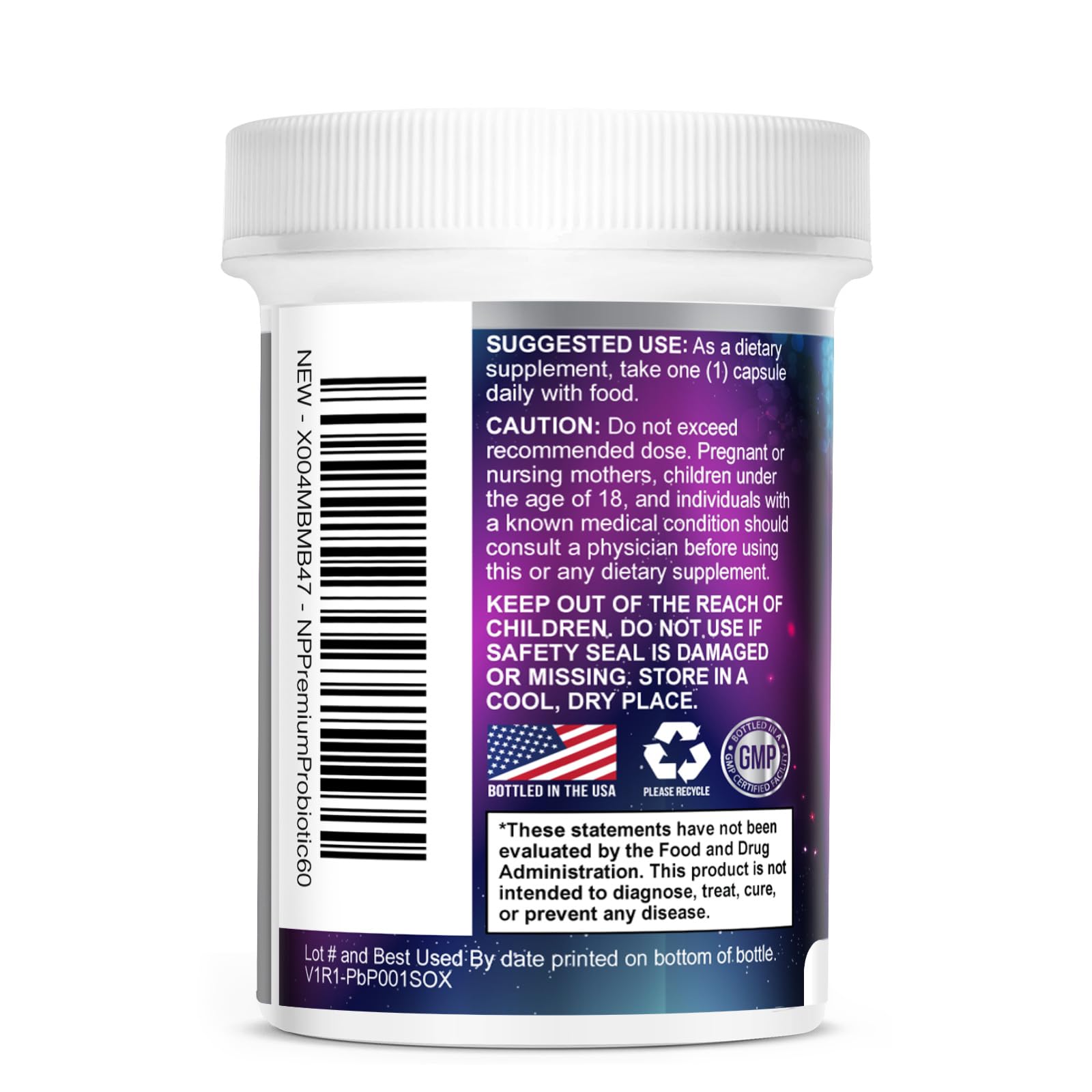 Probiotics for Digestive Gut Health - 100 Billion CFU Per Capsule, 16 Premium Strains & Prebiotics - Best Probiotics for Women & Men, Occasional Constipation - PrimeBioHealth - canada supplements