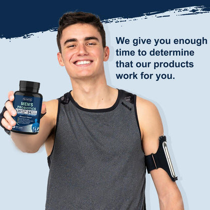 Probiotics for Men Digestive Health, 120 Billion CFUs Mens Probiotic with Digestive Enzymes & Prebiotics & Saw Palmetto & Cranberry for Gut, Prostate & Urinary Tract Health, Shelf Stable, 90 Capsules - PrimeBioHealth - canada supplements
