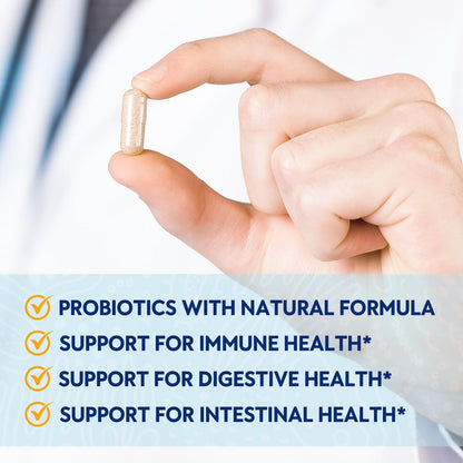 Probiotics for Women & Men 120 Billion CFU with 36 Probiotic Strains for Digestive Health and Gut Health, Delayed Release Capsules, Stomach Acid Resistant, - PrimeBioHealth - canada supplements