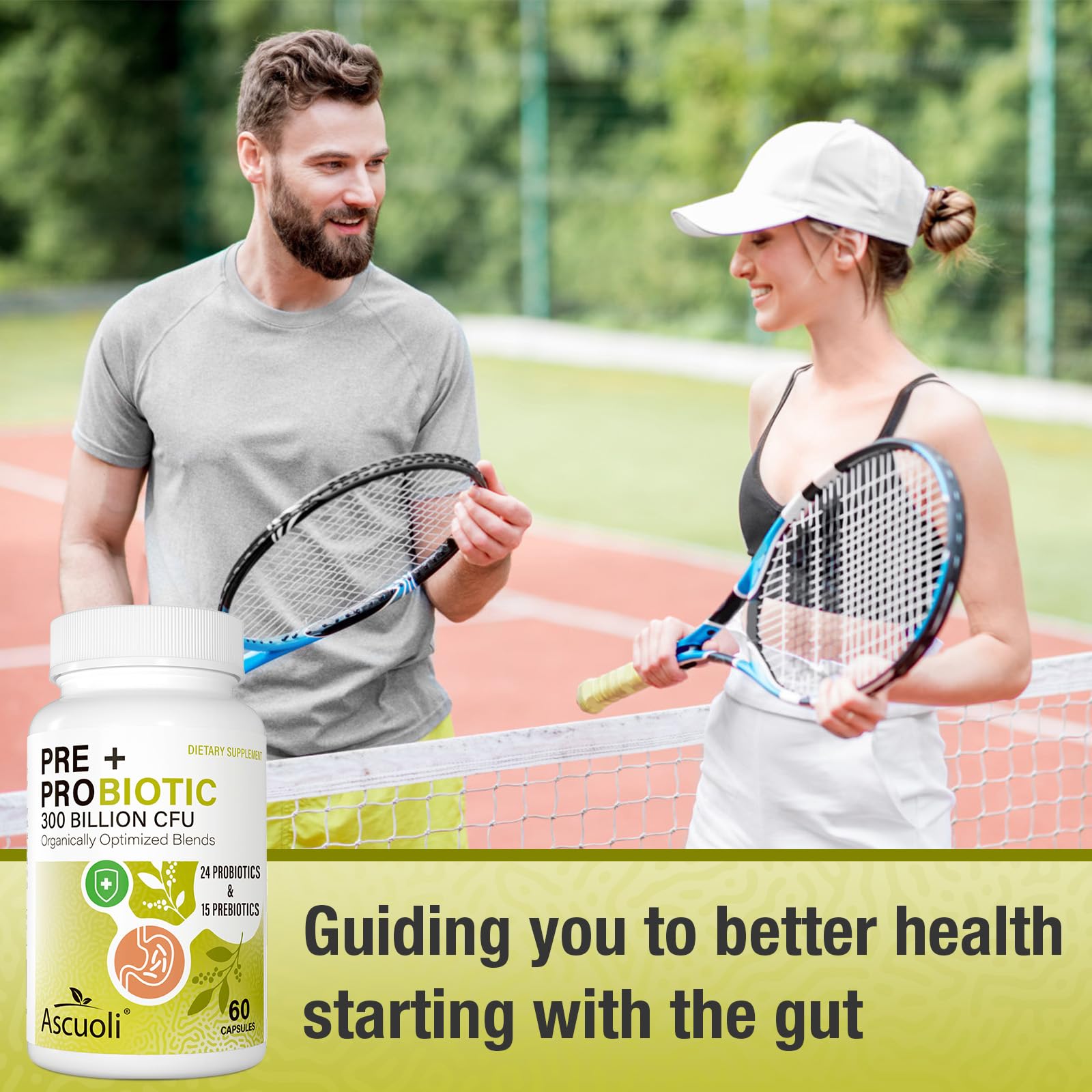 Probiotics for Women & Men - 300 Billion CFU, 24 Strains + 15 Organic Herbs Prebiotics Blend, Daily Probiotic for Digestive Health, Immune, Gut, Bloating - PrimeBioHealth - canada supplements