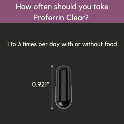 Proferrin Clear Heme Iron Supplement, 90 Capsules- Superior Absorption, Easy on The Gut, Natural, Made in The US - PrimeBioHealth - canada supplements