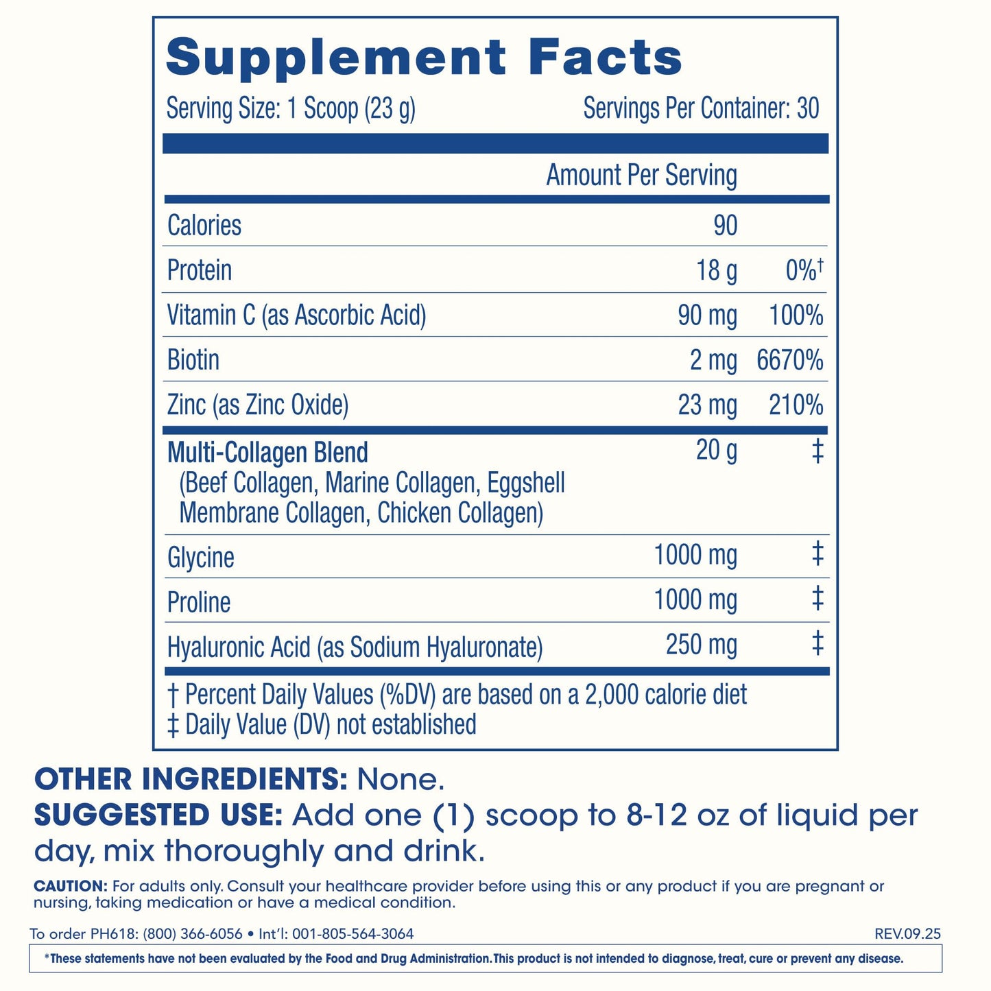 ProHealth Longevity Collagen Complete Powder - for People Over 40. 20g Multi Collagen. Hyaluronic Acid. for Joints, Bones, Hair, Skin, Muscles, Gut - 30 Servings - PrimeBioHealth - canada supplements