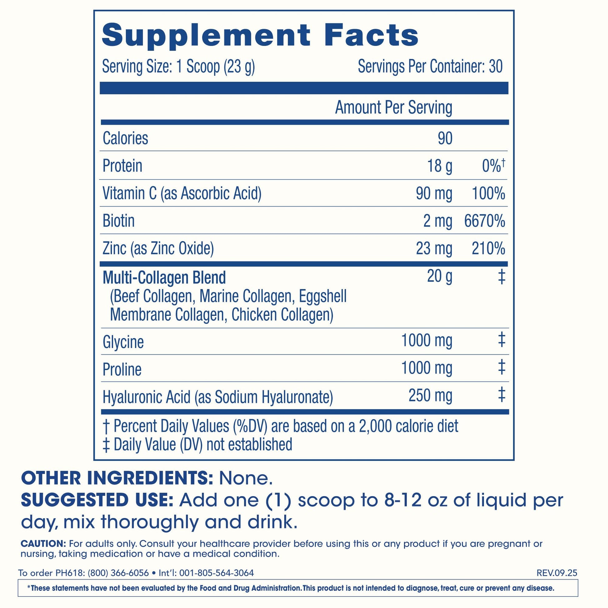ProHealth Longevity Collagen Complete Powder - for People Over 40. 20g Multi Collagen. Hyaluronic Acid. for Joints, Bones, Hair, Skin, Muscles, Gut - 30 Servings - PrimeBioHealth - canada supplements