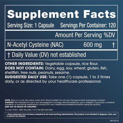 ProHealth Pure Glycine 1000 mg, 120 Capsules + Pure N-Acetyl Cysteine (NAC) 600 mg, 120 Capsules Pack - PrimeBioHealth - canada supplements