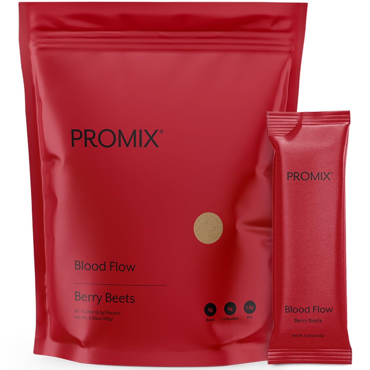 ProMix Nutrition Blood Flow - Nitric Oxide Supplement with Organic US Beet Root Powder - Cold Pressed, Low Temp Dehydration - 30 Servings - PrimeBioHealth - canada supplements