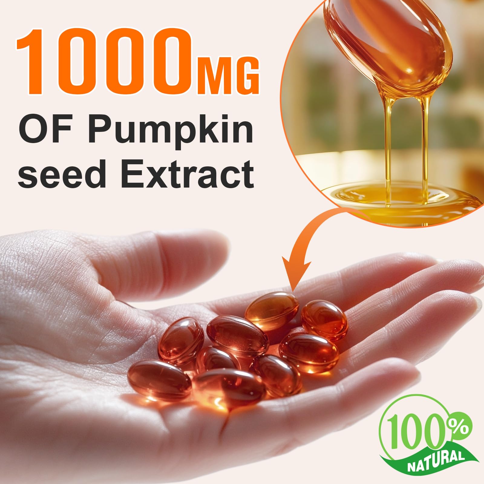 Pumpkin Seed Oil with Saw Palmetto, 1000mg per Serving, 300 Softgels – Cold Pressed Pumpkin Seed Oil Capsules for Hair, Prostate, Urinary & Bladder Health - PrimeBioHealth - canada supplements