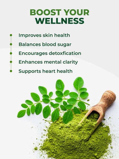 PURA VIDA MORINGA Organic Moringa Powder, Premium 100% Leaf Powder Single Origin - USDA Organic Moringa Oleifera Leaf - PrimeBioHealth - canada supplements