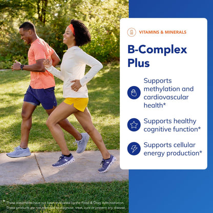 Pure Encapsulations B-Complex Plus - B Vitamins Supplement to Support Neurological Health, Cardiovascular Health, Energy Levels & Nervous System Support - PrimeBioHealth - canada supplements