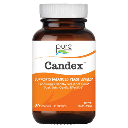 Pure Essence Candex Supplement - Yeast Overgrowth Supplement with Digestive Enzymes, Yeast Infection Probiotic Treatment for Men and Women - 120 Capsules - PrimeBioHealth - canada supplements