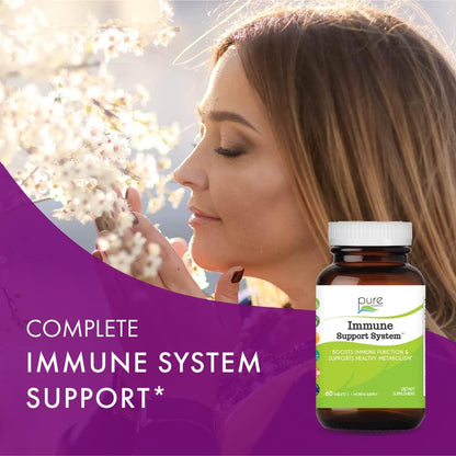 Pure Essence Immune Cellular Support System with Maitake, Reishi, Shitake Mushroom, Spirulina, Colostrum, Fucoidan and More - 60 Tablets - PrimeBioHealth - canada supplements