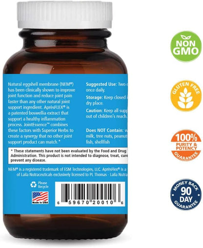 Pure Essence Labs JointEssence Supplement - Natural Joint Support for Men and Women - Non GMO - 60 Vegetarian Capsules - PrimeBioHealth - canada supplements