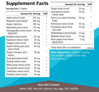 PURE ESSENCE LABS Stress Support System - Best Immune Support - Immunity Booster & Dietary Supplements - Headache & Stress Relief - Gives Natural Calm (60 Tablets) - PrimeBioHealth - canada supplements