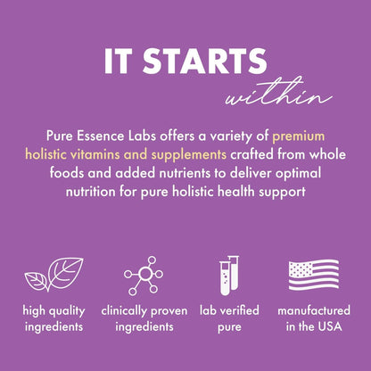 Pure Essence Labs Transitions Vitamins for Women, Natural Menopause Relief Supplement to Promote Hormone Balance, Reduce Hot Flashes, Mood Swings & Night Sweats, 120 Capsules - PrimeBioHealth - canada supplements