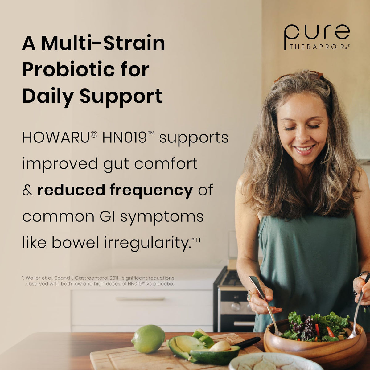 Pure Therapro Rx Power Probiotic Daily - 30 Acid-Resistant Capsules | 4 Proven Strains - 30 Billion CFU/Capsule | Patented Activ-Vial Desiccant Bottle to Ensure Freshness | NO Refrigeration Required - PrimeBioHealth - canada supplements