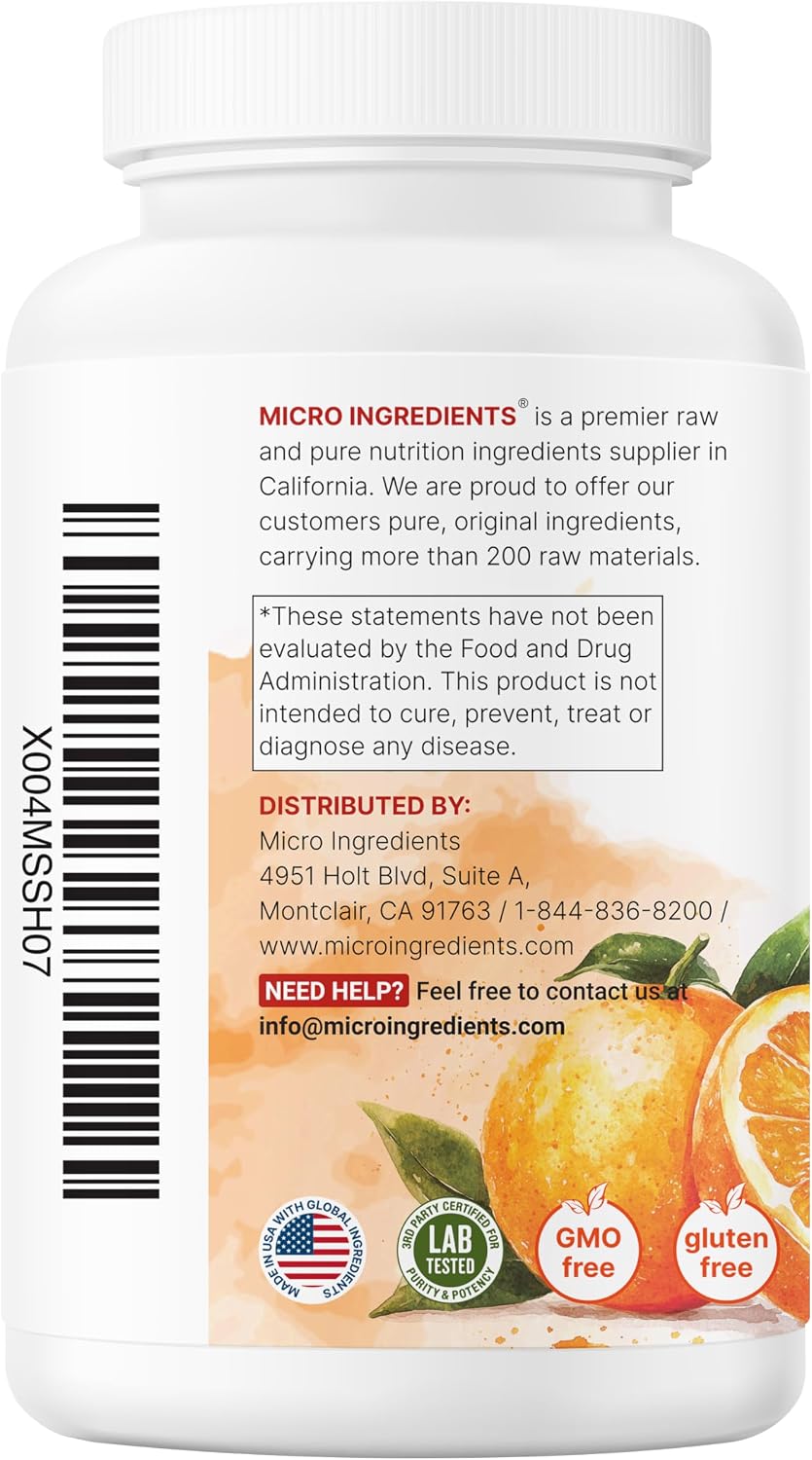 Pure Vitamin C 2,000mg, 240 Veggie Capsules | Highly Bioavailable Fat & Water Soluble Forms | Max Potency | Antioxidant & Immune Support Supplement | Easily Absorbed, Non-GMO, Filler Free - PrimeBioHealth - canada supplements