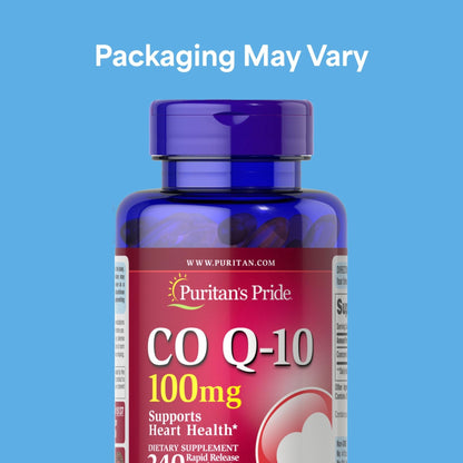 Puritan's Pride Coenzyme CoQ10 100mg, Dietary Supplement for Heart Health, Blood Pressure, Oral Gum Health, and Healthy Aging Support - PrimeBioHealth - canada supplements