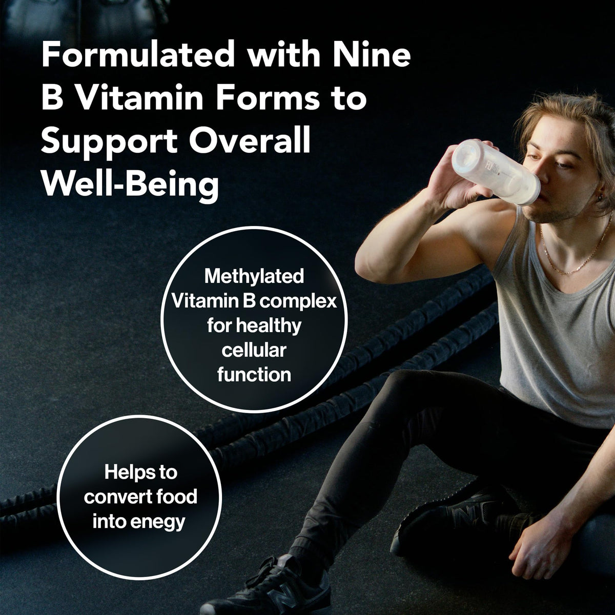 Quantum Nutrition Labs Max Energy Bs - Vitamin B Complex, Methylated B Complex Vitamins with Vitamin B1, B6, B12, Thiamin, Folate and Biotin - PrimeBioHealth - canada supplements