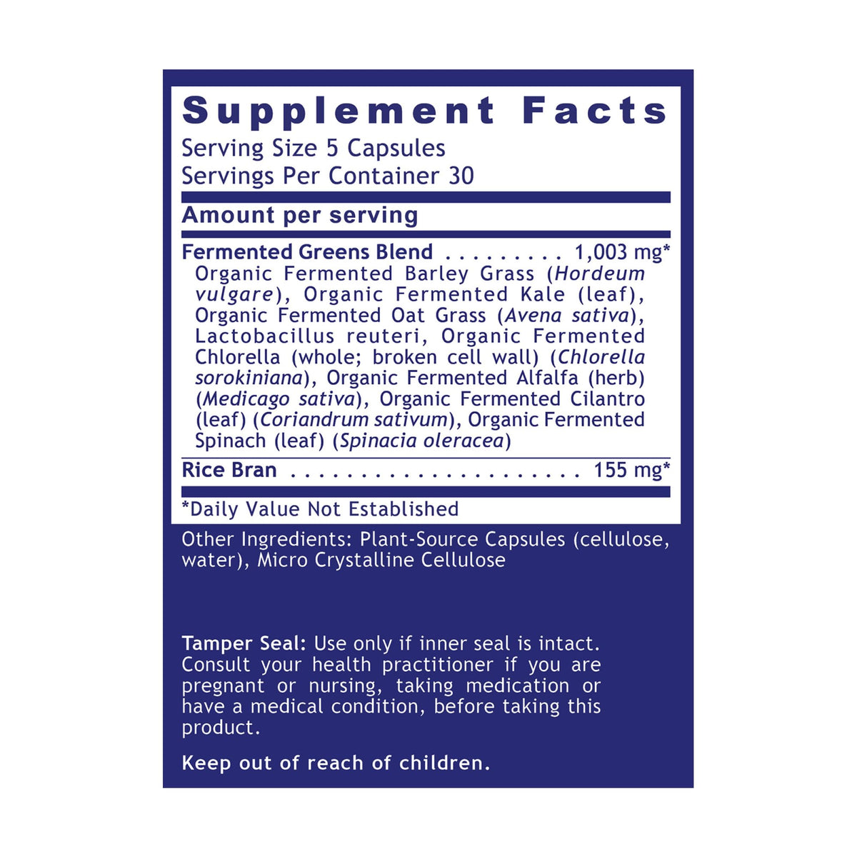 Quantum Nutrition Labs Quantum Fermented Greens- Super Greens Supplement, Superfood Blend, Organic Vitamins with Probiotic - Daily Greens with Spinach, Chlorella - PrimeBioHealth - canada supplements