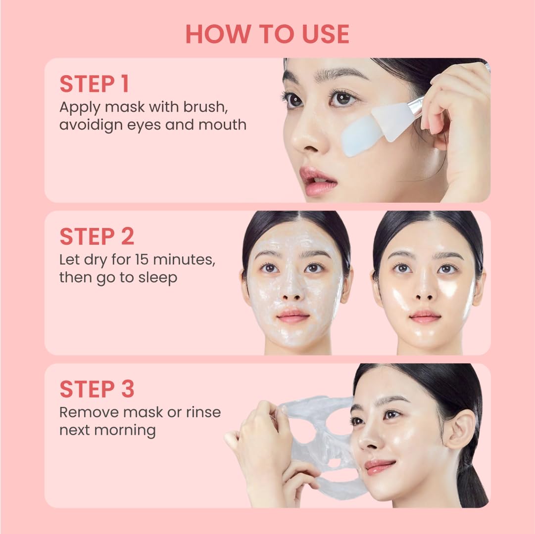 QUIA Collagen Wrapping Mask 75ml - Clinical +92% Firmer Appearance - Overnight Glass Skin Peel Off - Korean Skincare - PrimeBioHealth - canada supplements