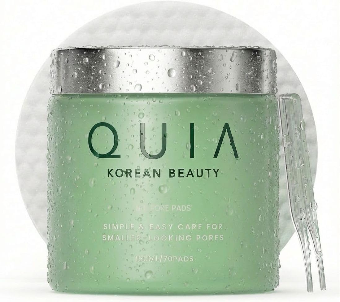 QUIA Toner Pads – AHA/BHA Dual-Action Exfoliate and Hydrate All in One – Soothing Formula for Sensitive Skin – Reduces Blackheads and Blemishes - PrimeBioHealth - canada supplements