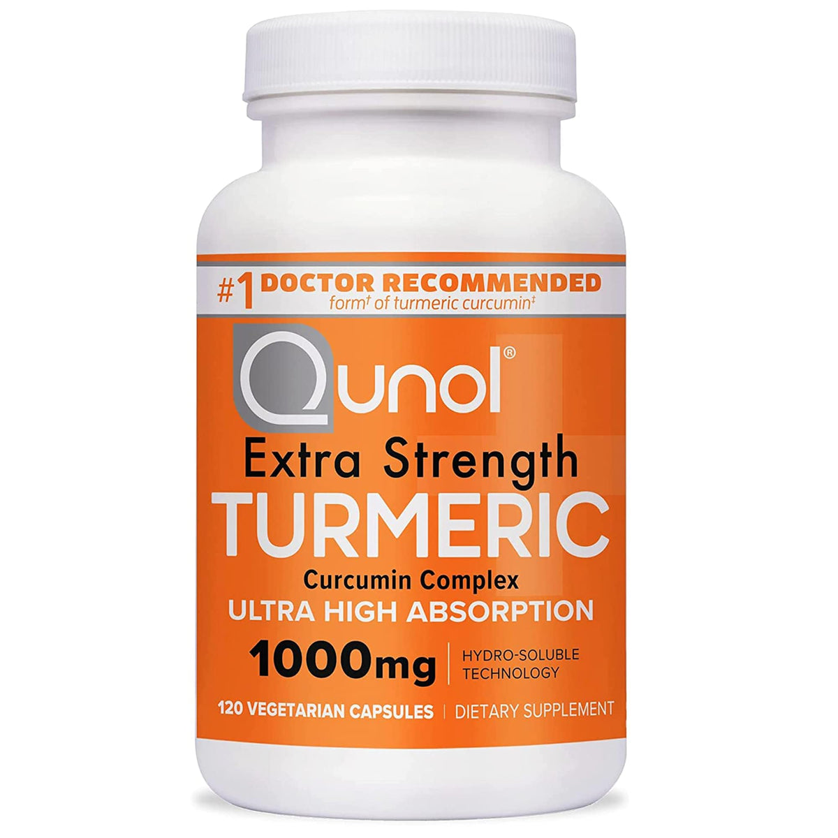 Qunol Turmeric Curcumin Supplement, Turmeric 1000mg With Ultra High Absorption, Joint Support Supplement, Extra Strength Turmeric Capsules, 2 Month Supply, 120 Count (Pack of 1) - PrimeBioHealth - canada supplements