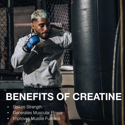 RAW Nutrition Creatine Monohydrate Powder, Fruit Punch (30 Servings) - Micronized Creatine Monohydrate Supplement for Workout Performance, Build Muscle & Strength - PrimeBioHealth - canada supplements