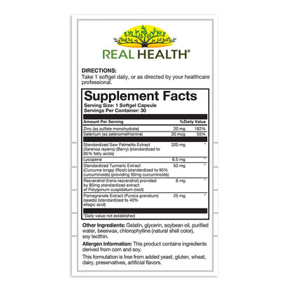 Real Health The Prostate Formula - Prostate Health Supplements for Men, Saw Palmetto Formula for Healthy Bladder and Urinary Support, - PrimeBioHealth - canada supplements