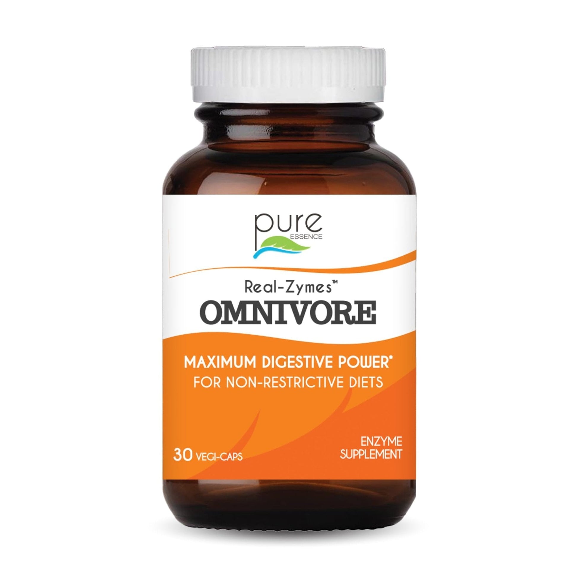 Real-Zymes™ OMNIVORE Digestive Enzymes Supplement with Probiotics for Better Digestion - Natural Support for Relief of Bloating, Gas, Belching, Diarrhea, Constipation, IBS, etc. - 30 Caps - PrimeBioHealth - canada supplements