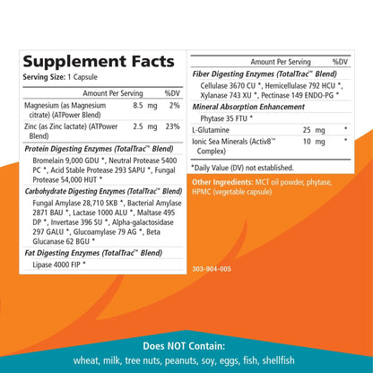 Real-Zymes™ OMNIVORE Digestive Enzymes Supplement with Probiotics for Better Digestion - Natural Support for Relief of Bloating, Gas, Belching, Diarrhea, Constipation, IBS, etc. - 30 Caps - PrimeBioHealth - canada supplements