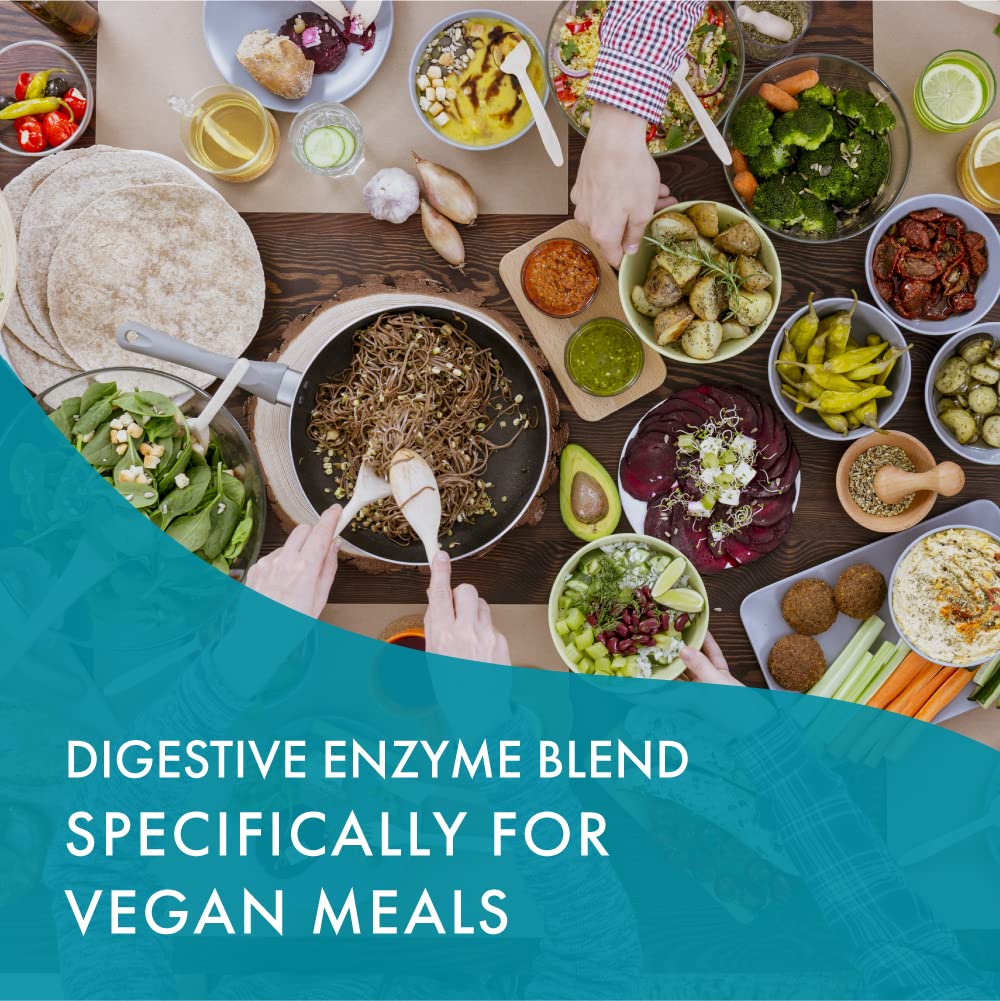 Real-Zymes™ VEGAN Digestive Enzymes Supplement with Probiotics for Better Digestion - Natural Support for Relief of Bloating, Gas, Belching, Diarrhea, Constipation, IBS, etc. - 90 Caps - PrimeBioHealth - canada supplements