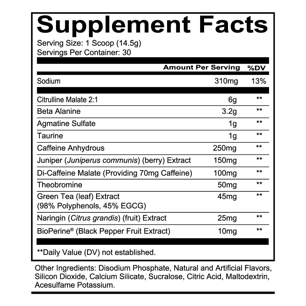 REDCON1 Total War Pre Workout - Beta Alanine + Citrulline Malate Keto Friendly Preworkout for Men & Women with 320mg of Caffeine - Fast Acting -Blue Lemonade (30 Servings) - PrimeBioHealth - canada supplements